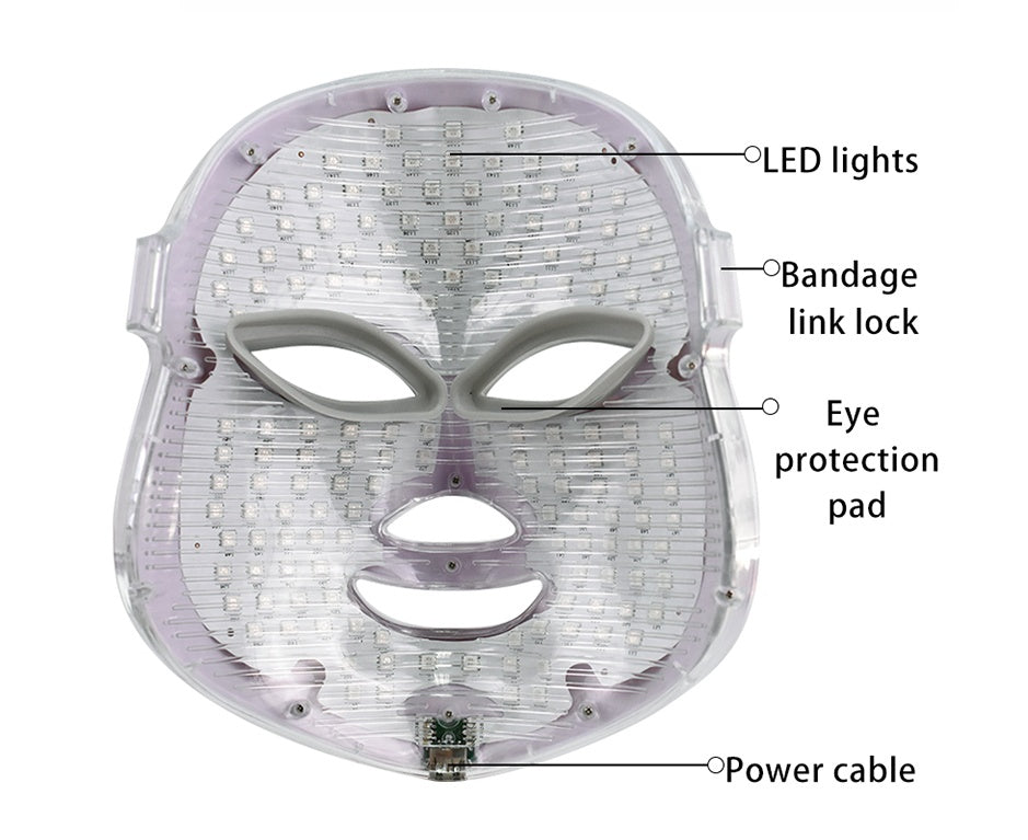 7-Color LED Facial Mask