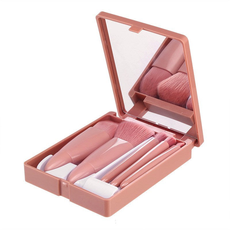 5-Piece Portable Makeup Brush Set