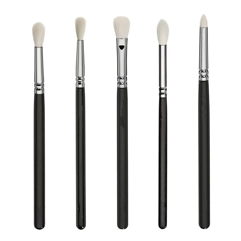 15-Piece Professional Black Makeup Brush Set