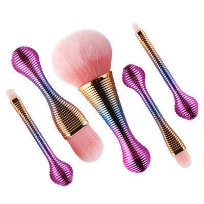 5-Piece Essential Makeup Brush Set