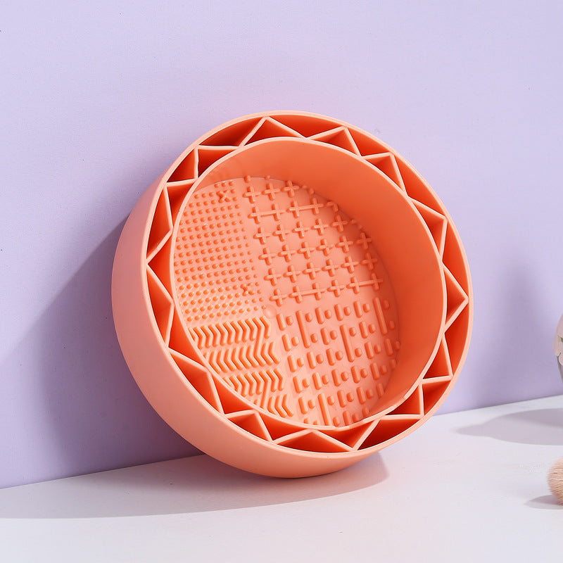 Portable Makeup Brush Cleaning Bowl