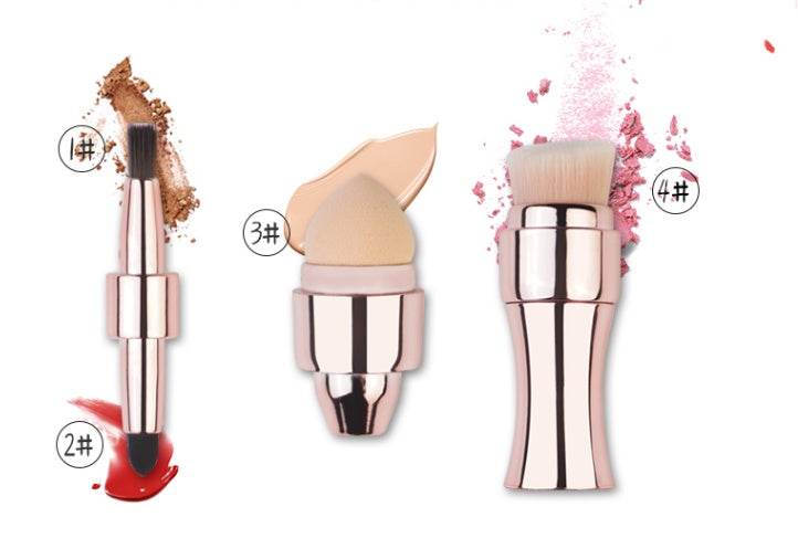 Four-in-One Multifunctional Makeup Brush