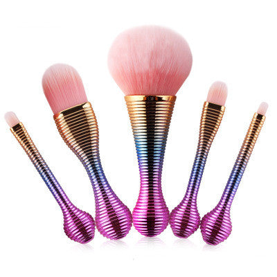 5-Piece Essential Makeup Brush Set