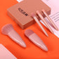 5-Piece Portable Makeup Brush Set