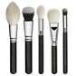 15-Piece Professional Black Makeup Brush Set