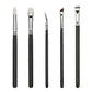 15-Piece Professional Black Makeup Brush Set